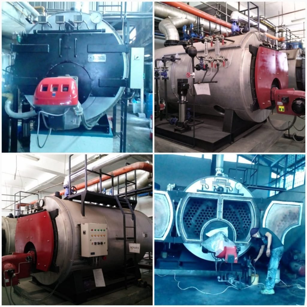 steam boiler horizontal