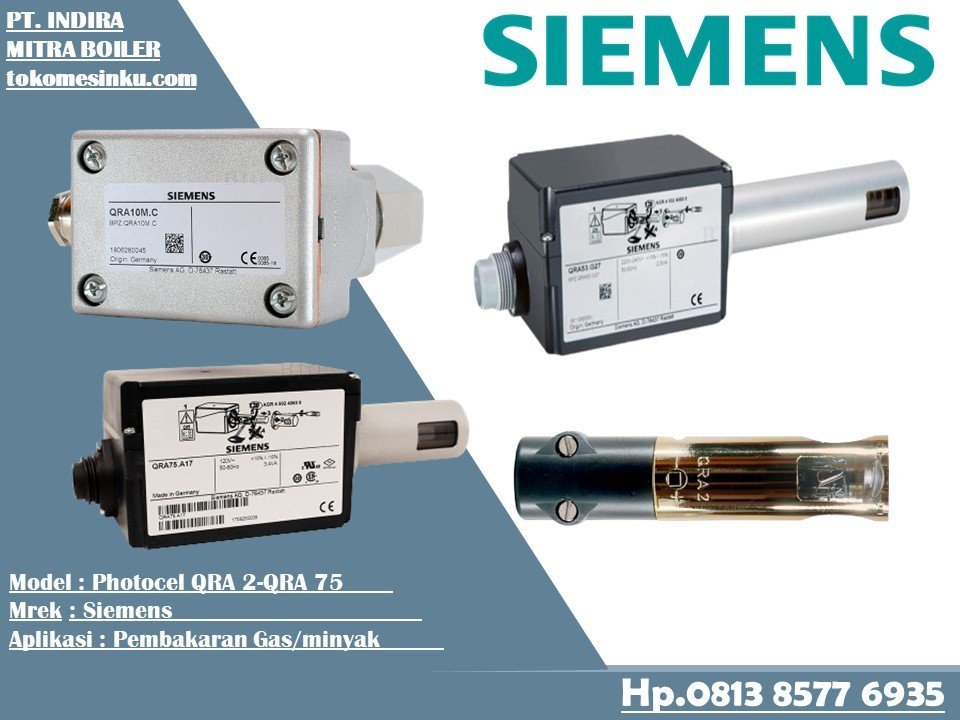 Flame detector siemens QRA photocell Burner